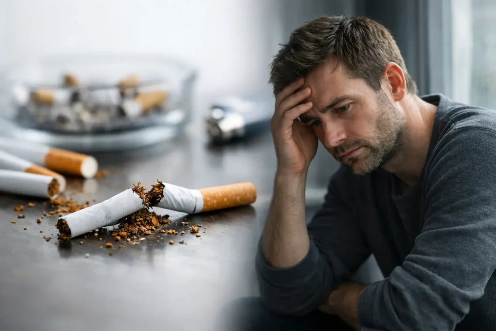 Arrêt du tabac et dépression: vrai risque ?