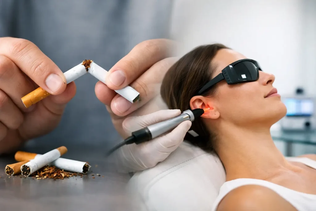 Arrêt du tabac laser : utile ou rentable ?