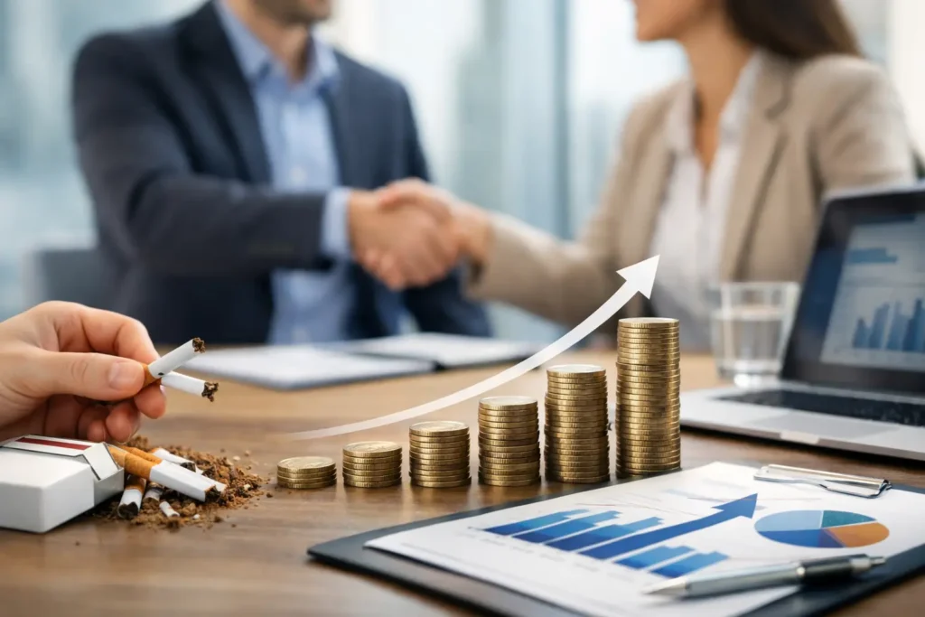 Résultats cabinet sevrage rentable