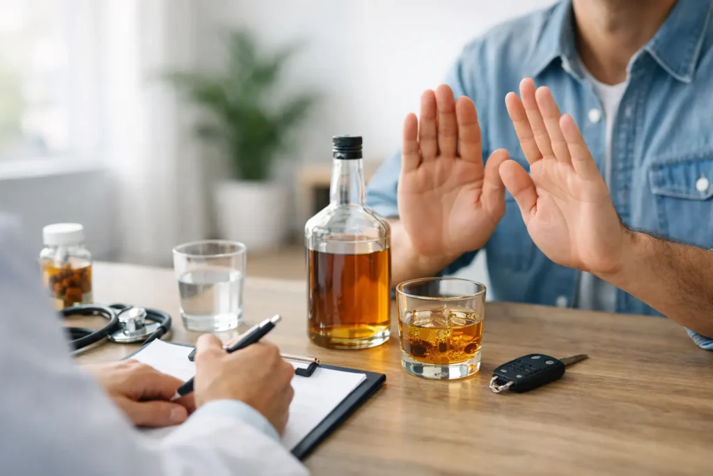 Guide protocole arrêt alcool pour praticiens