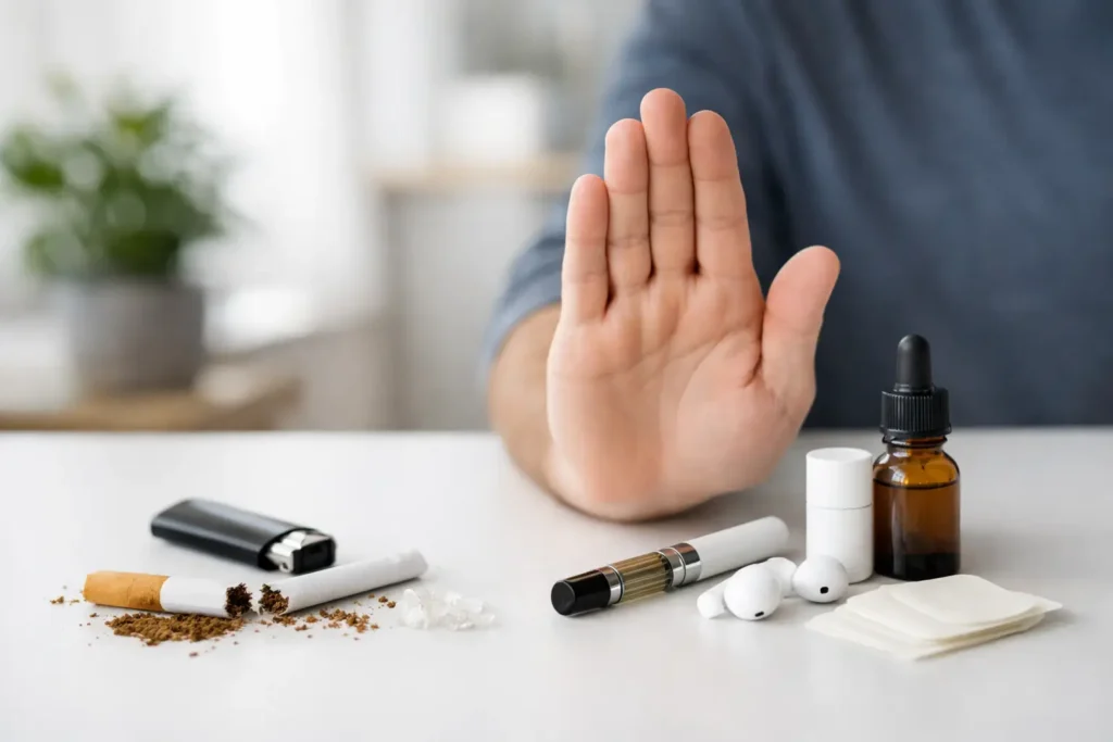 Protocole non invasif d’arrêt de la nicotine