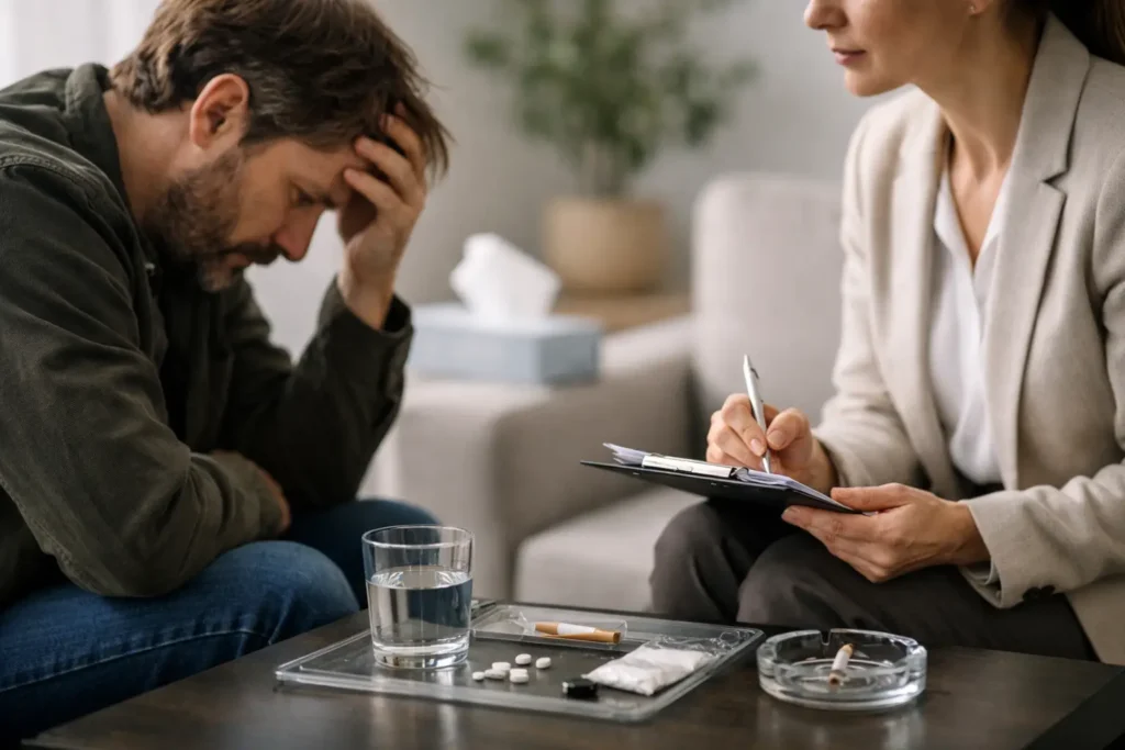 Script entretien première séance addiction