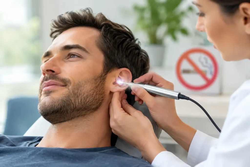 Avis laser auriculaire tabac : est-ce efficace ?