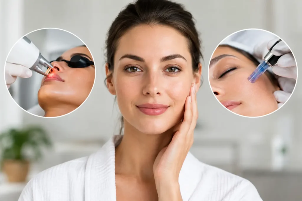 Laser facial ou aiguilles : quel choix pour vous ?